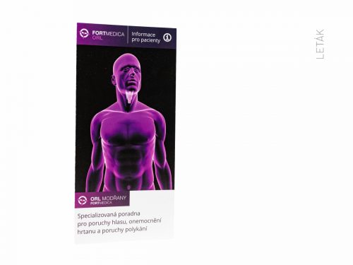 Vývoj vizuální identity soukromé ORL kliniky od ENT private clinic po FORTMEDICA.