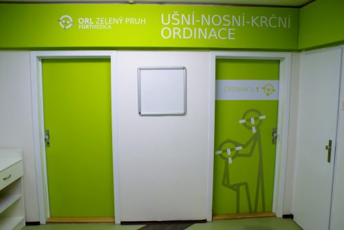 Vývoj vizuální identity soukromé ORL kliniky od ENT private clinic po FORTMEDICA.
