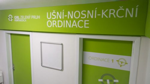 Vývoj vizuální identity soukromé ORL kliniky od ENT private clinic po FORTMEDICA.