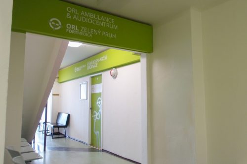 Vývoj vizuální identity soukromé ORL kliniky od ENT private clinic po FORTMEDICA.